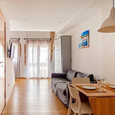 Estudio con terraza privada para disfrutar el sol Valencia Exterior foto
